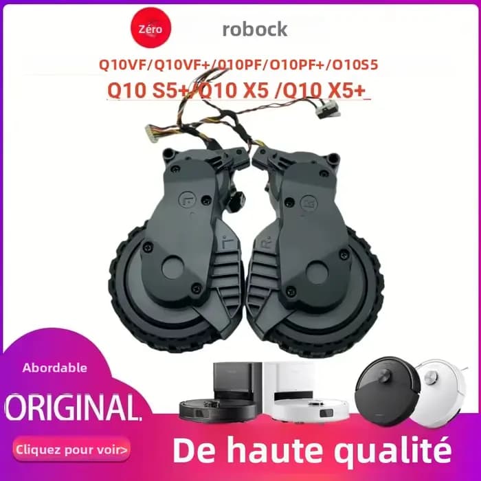 Roborock – roues de marche originales gauche droite