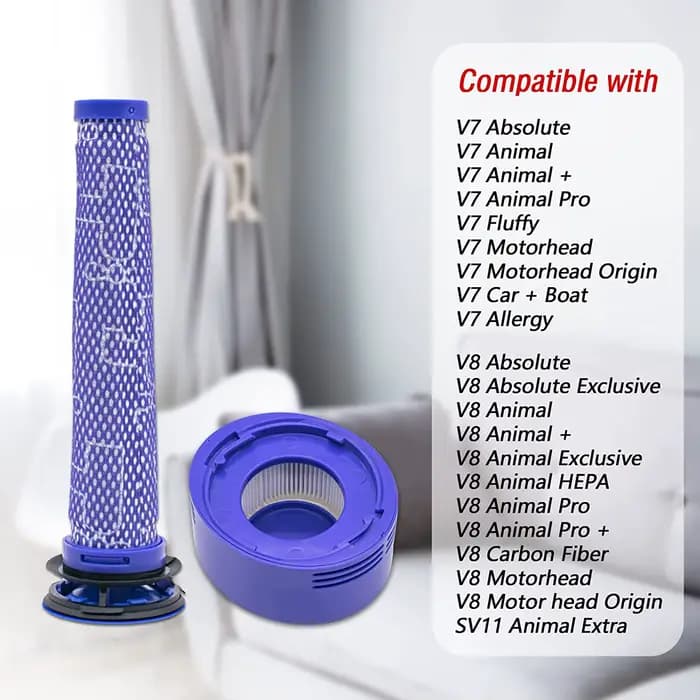 Post-filtre pour aspirateurs Dyson V7 V8