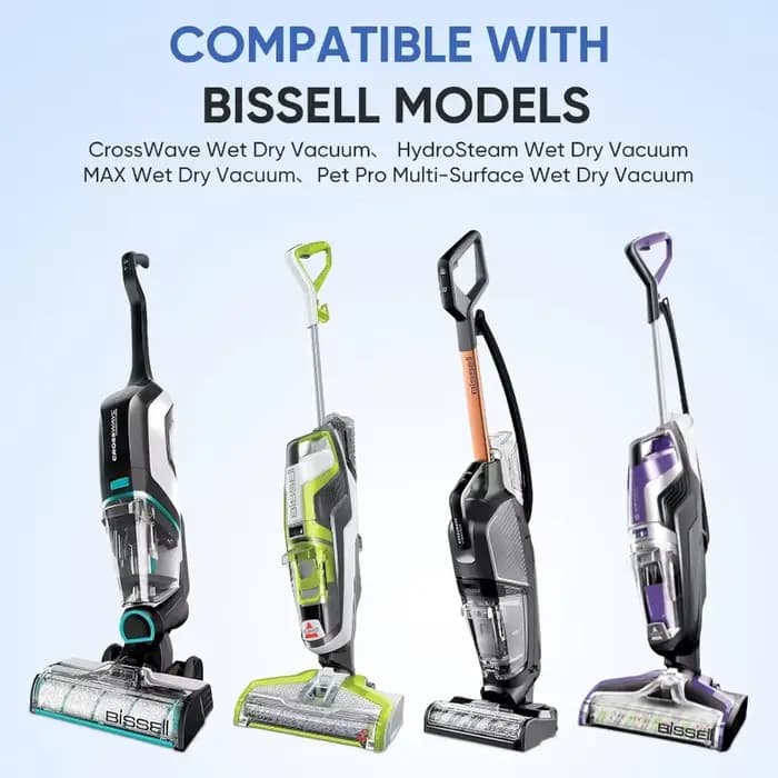 Filtres Bissell Crosswave compatibles avec les modèles 1785 3888A 2551 Pet pro 2306 2554 2596 HydroSteam 35151 3518 - Pack de 2