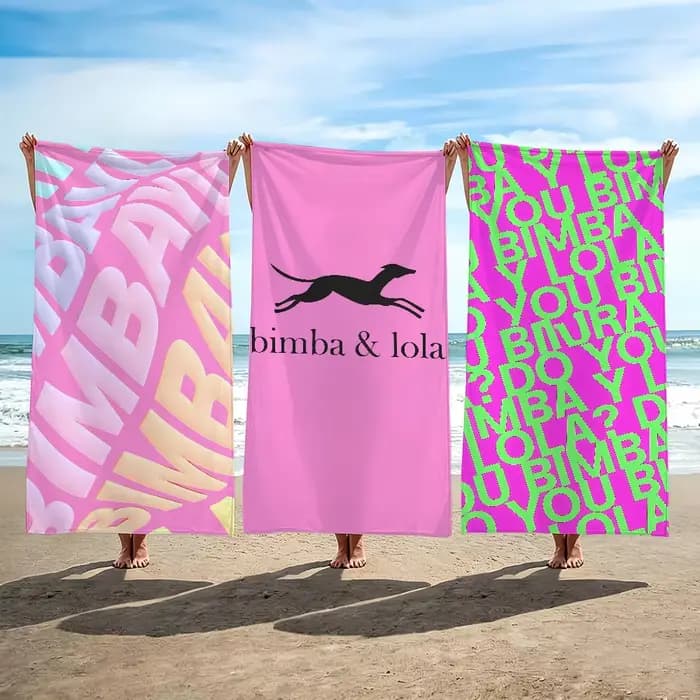 Serviette de plage B-Bimba légère et douce pour la peau