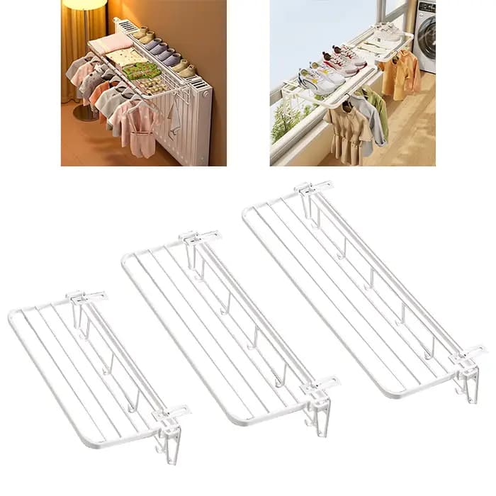 Étendoir à linge pour balustrade de balcon