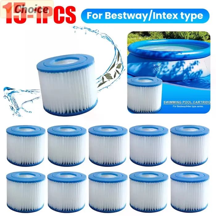 Filtre de rechange pour piscine Bestway Flowclear, cartouche filtrante de taille VI, Lay-Z-Spa-Miami Vegas Palm Springs, 1 à 10 pièces