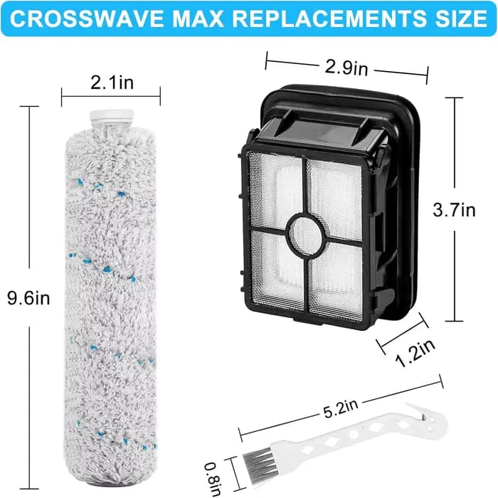 Pièces de rechange pour Bissell CrossWave sans fil Max 2554 2554A 2590 2593 2596 2597 HydroSteam Plus série 3515 35151 3513 3518