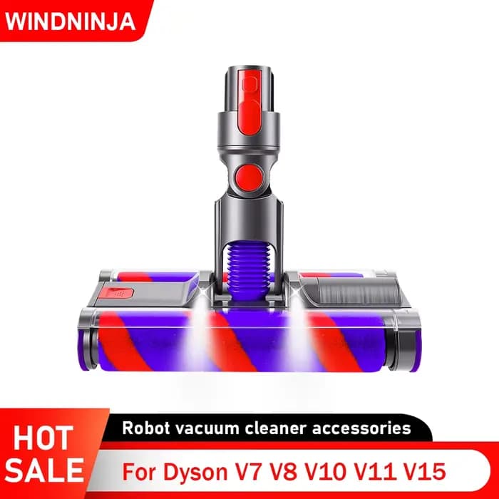 Tête de brosse électrique pour aspirateur sans fil Dyson V7 V8 V10 V11 V15