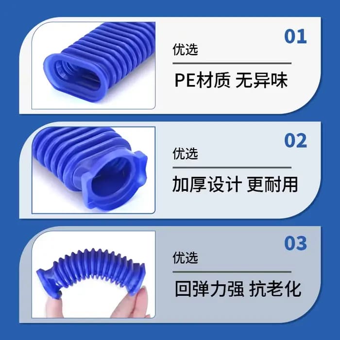 Pour Dyson V6 V7 V8 V10 V11 V15 tuyau bleu remplacement vide