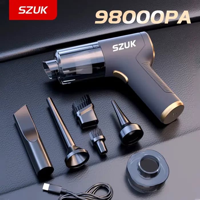 SZUK 98000PA Mini aspirateur de voiture Machine de nettoyage puissante forte aspiration tenu dans la main