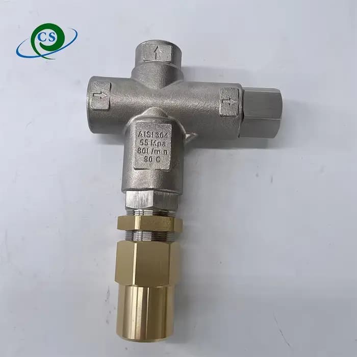 Vanne de décharge réglable pour nettoyeur haute pression 500-600 bars 80 L/min