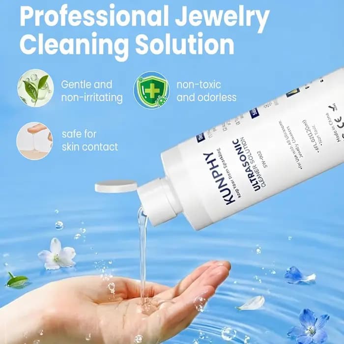 Solution de nettoyage ultrasonique pour bijoux