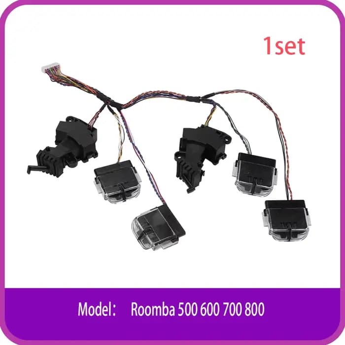 Capteur anti-collision+obstacle et falaise pour tous les aspirateurs robots iRobot Roomba 500 600 700 800 528 552 564 595 610 615 620 625 630 650 660 670 850 860 864 870 880 885 etc.