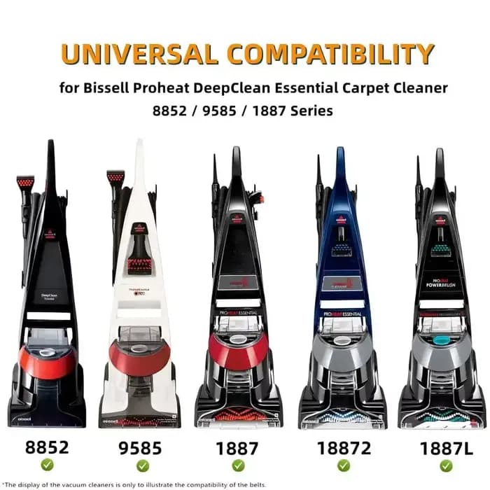 Ceinture de nettoyage de tapis pour Bissell ProHeat