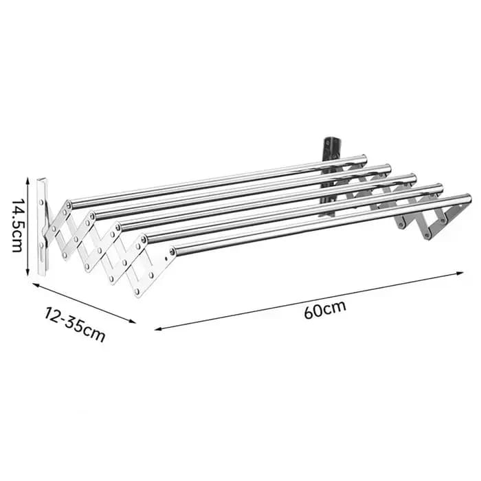Vaccage des vêtements mural pliable