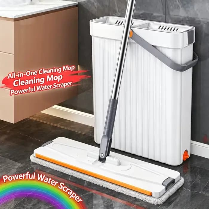 Serpillère rotative 360° avec seau de 33 cm