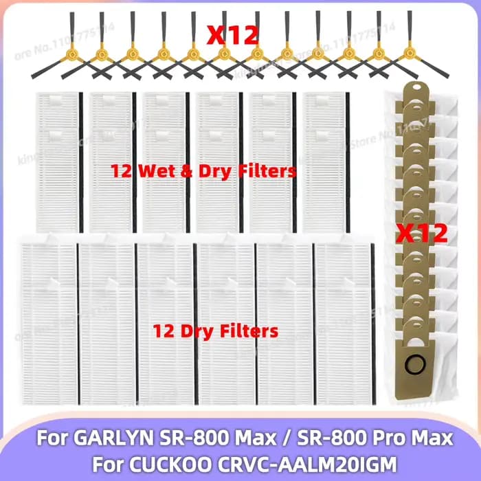 Compatible avec les pièces de rechange pour aspirateur robot ( GARLYN SR-800 Max