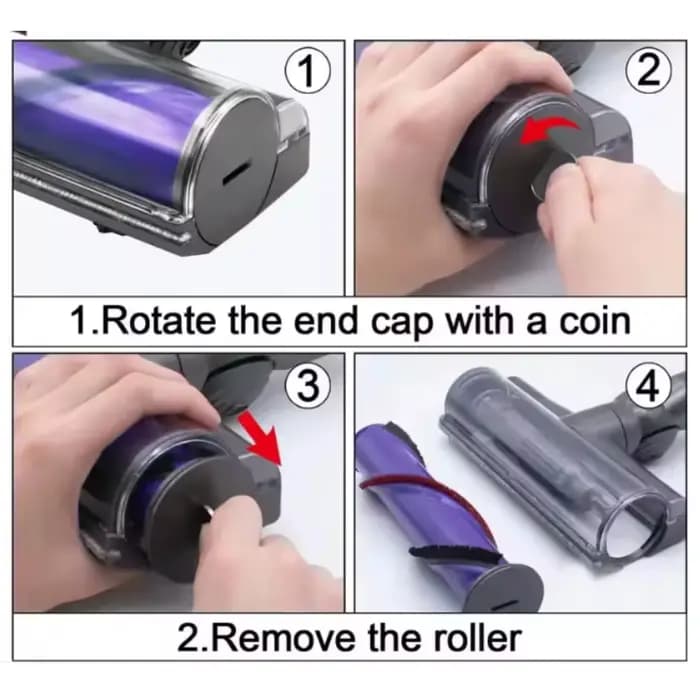 Tête d'aspiration à entraînement Direct pour aspirateur DysonV6/V7V8V10V11V15/ V10Slim /V12Slim