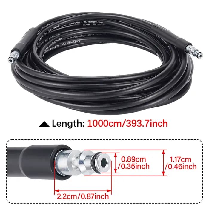 Tuyau de laveuse haute pression 10M