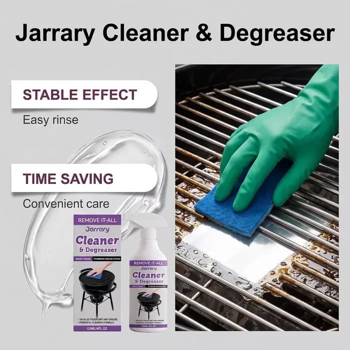 Dégraissant puissant pour grillades – Nettoyant mousse rapide pour taches d'huile de cuisine