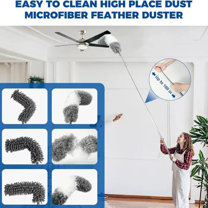 Brosse plumeau en microfibre de 2.8M