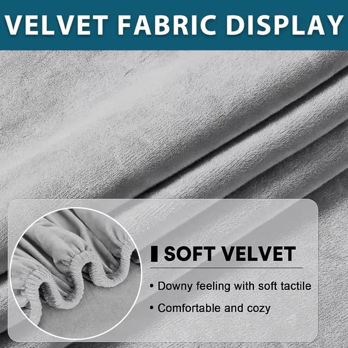 Housses de coussin de canapé en velours pour salon