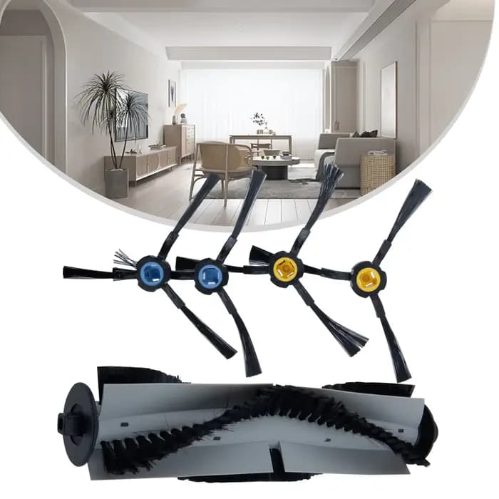 1 jeu de pièces de brosse latérale pour aspirateur Silvercrest SSR1 SSRA1 pour Ilife pour A9s A9 A7 A80 Plus A10s L100