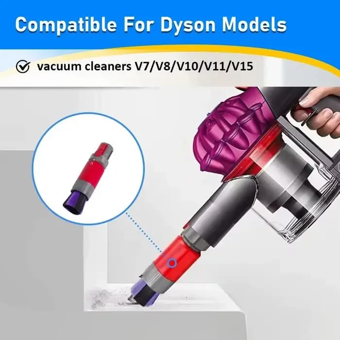 Brosse à poussière compatible avec les aspirateurs Dyson V7 V8 V10 V11 V15