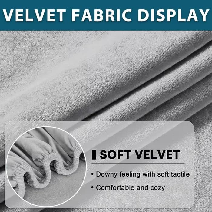 Housses de coussin de canapé en velours pour salon