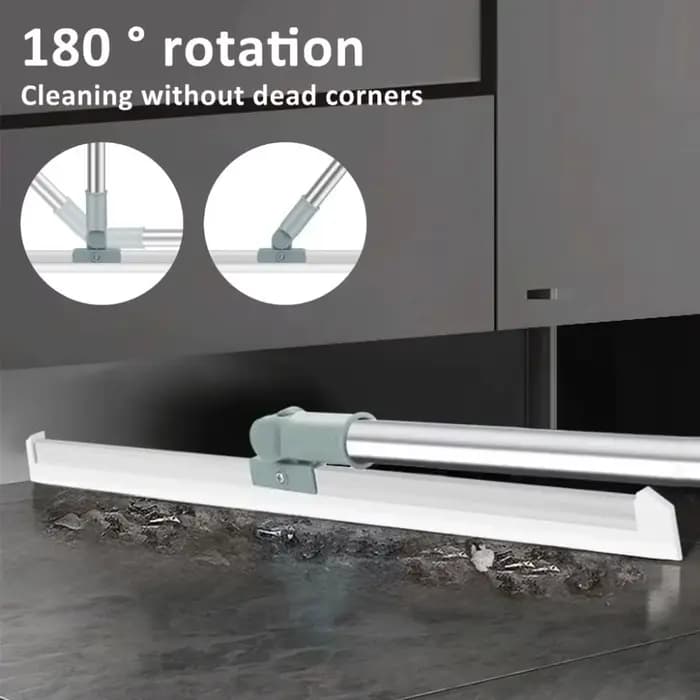 Grattoir de sol rotatif à 180 °