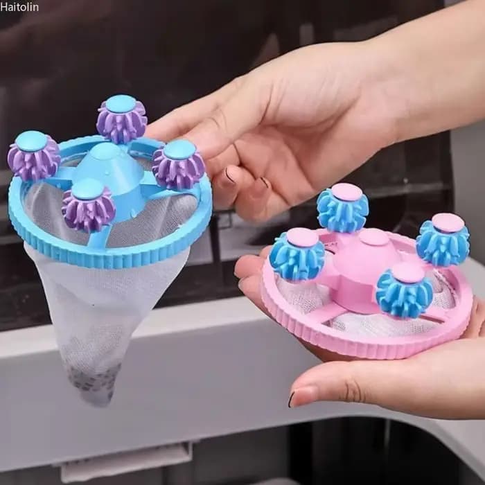 Sac filtrant réutilisable pour lave-linge