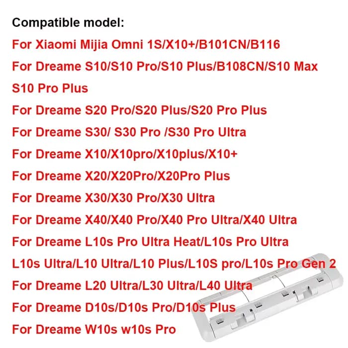Couvercle de brosse principale pour aspirateur Xiaomi X10 +