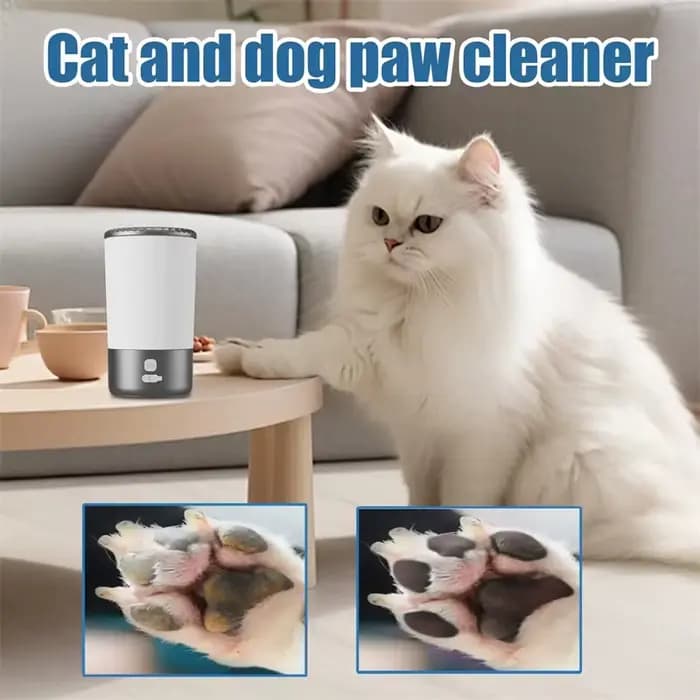 Machine automatique de nettoyage de pattes pour animaux de compagnie