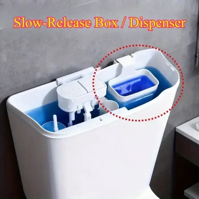 Boîte de nettoyant pour cuvettes de toilettes | Distributeur suspendu à libération lente pour réservoirs