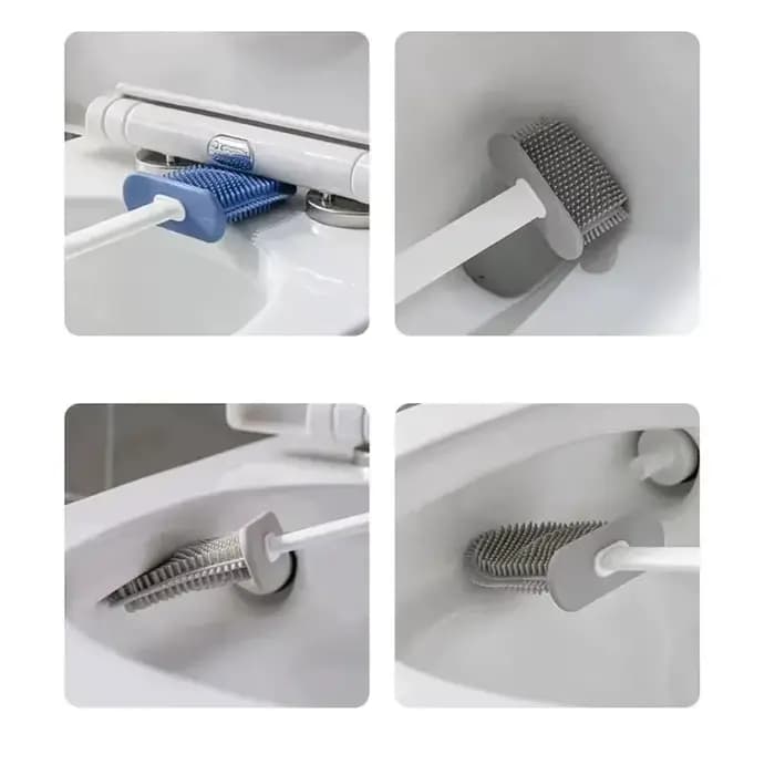 Brosse de toilette sans angles morts