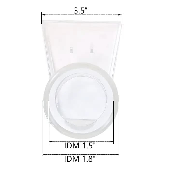 Outil flacon à grande tête transparente
