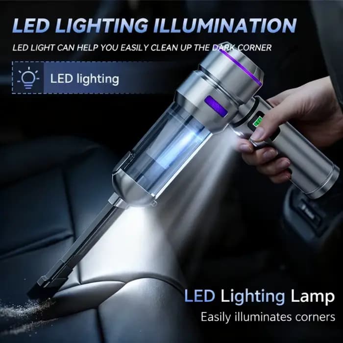 Aspirateur de voiture LED puissant