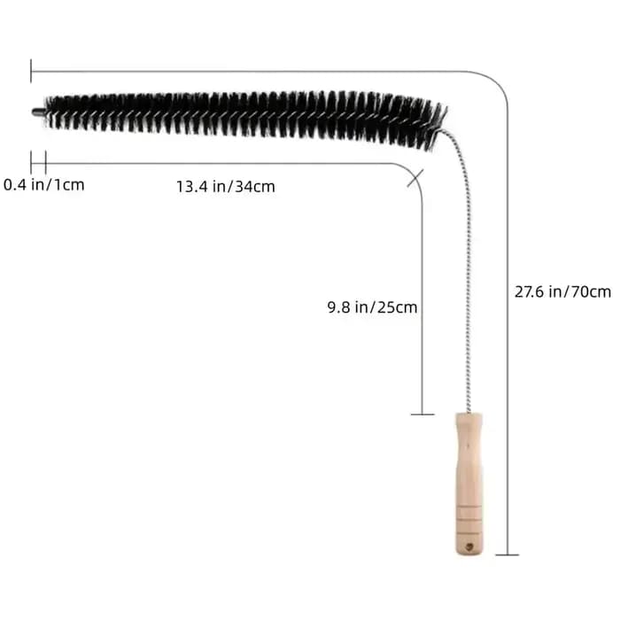 Kit de nettoyage des conduits de sèche-linge avec brosse anti-peluches pour nettoyer efficacement