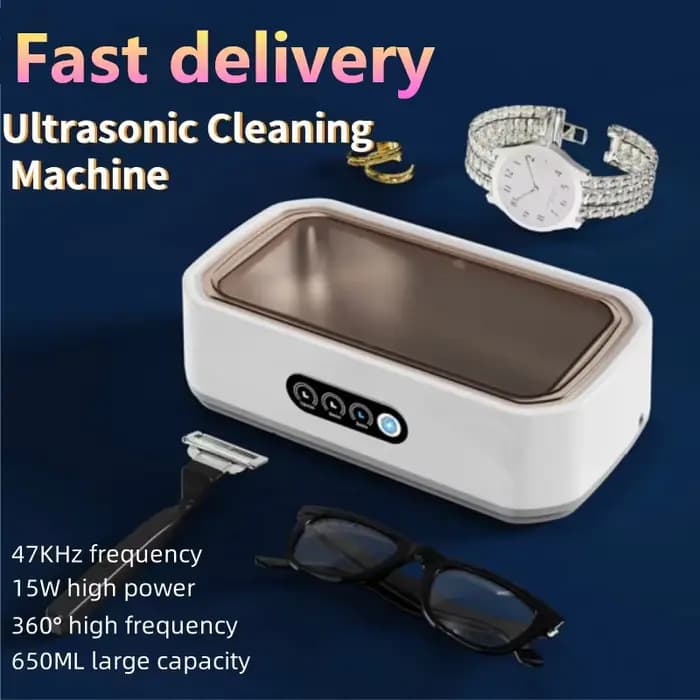 Nettoyeur à ultrasons de grande capacité réglable de 650 ml