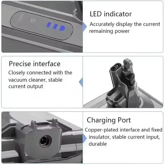 2025 nouvelle batterie de remplacement au Lithium 100% améliorée