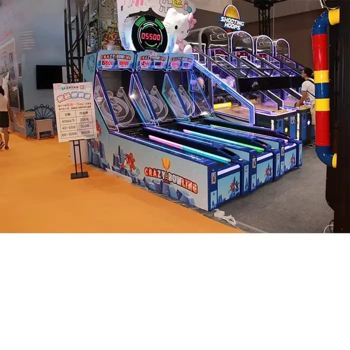 Machine à percer les balles de bowling, jeu de bowling d'intérieur pour 3 joueurs, pour centre de divertissement, personnalisable