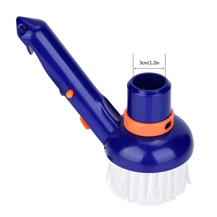 Brosse de nettoyage d'angle pour piscine