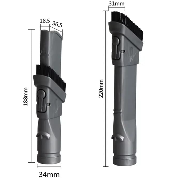 Brosse 2 en 1 pour aspirateur Dyson