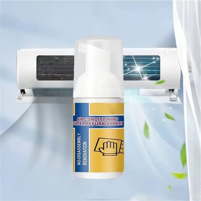 Nettoyant Mousse AC 100ml – Spray Sans Rinçage pour Nettoyage Profond de la Graisse et de la Poussière des