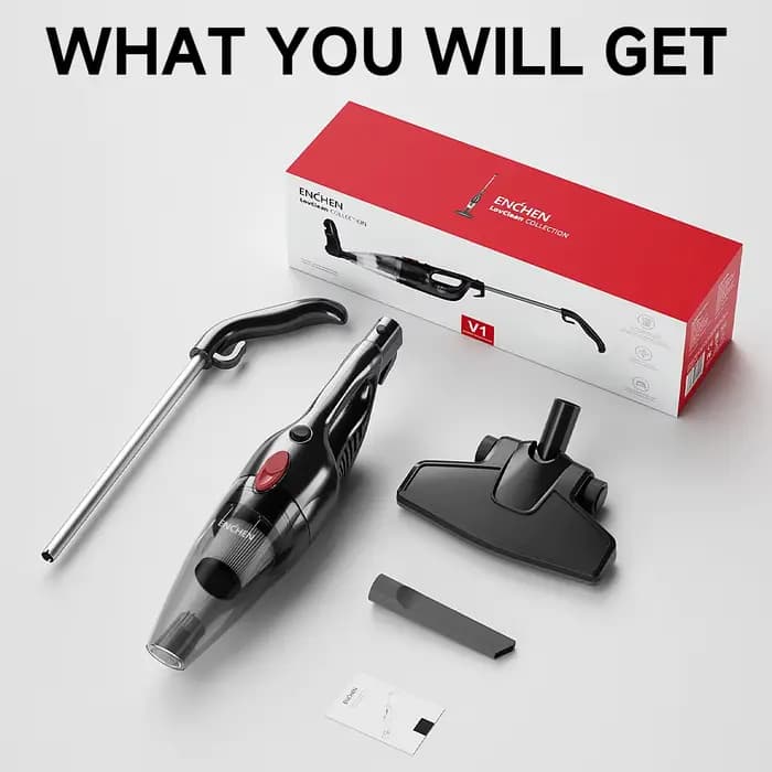 ENCHEN V1 aspirateur 2-en-1 multifonctionnel avec démontage et filtre HEPA lavable 14Kpa puissance d'aspiration 1