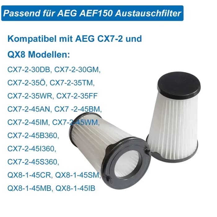Pour AEG CX7 CX7-2 AEF150 Electrolux EER73DB EER73BP EER73IG aspirateurs filtre Hepa accessoire de remplacement pièce de rechange