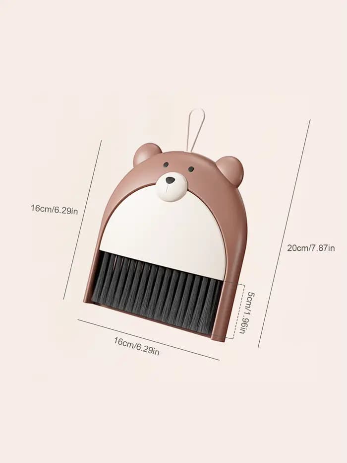 Petit balai pelle à poussière ensemble dessin animé ours en peluche ménage bureau