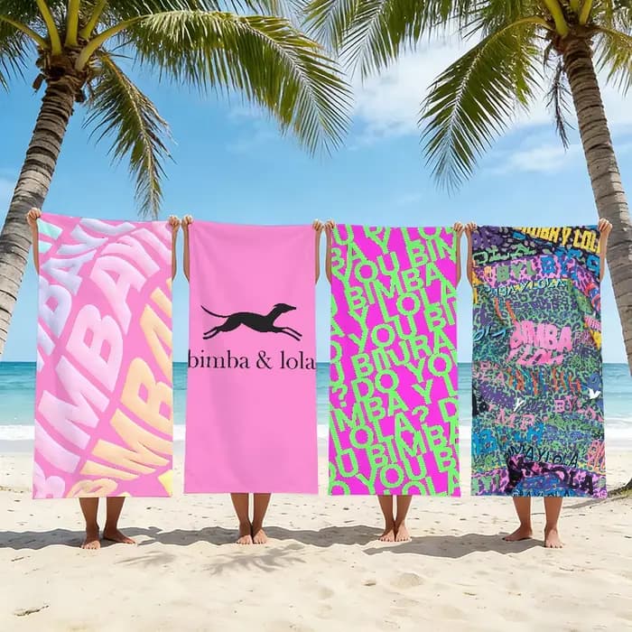 Serviette de plage B-Bimba légère et douce pour la peau