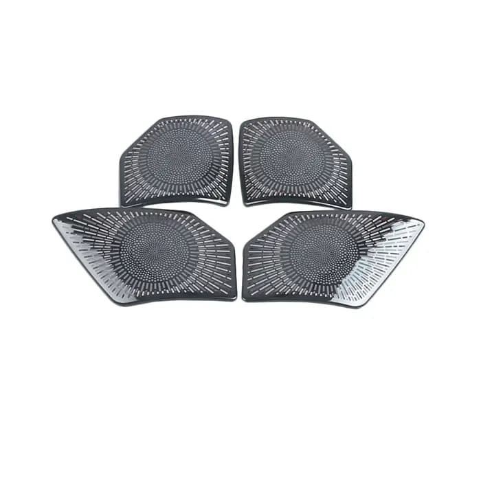 Couverture de klaxon de porte pour Land Rover Defender 110 2020 2021 2022, accessoires de décoration de haut-parleur de voiture, Protection du filet de haut-parleur