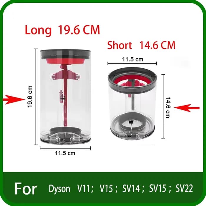Poubelle à poussière pour aspirateur Dyson V11 V15 SV14 SV15 SV22