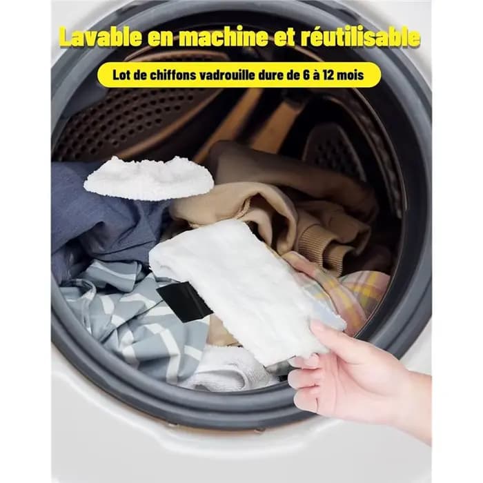 Chiffons en microfibre pour nettoyeur vapeur Karcher Easyfix SC1 SC2 SC3 SC4 SC5