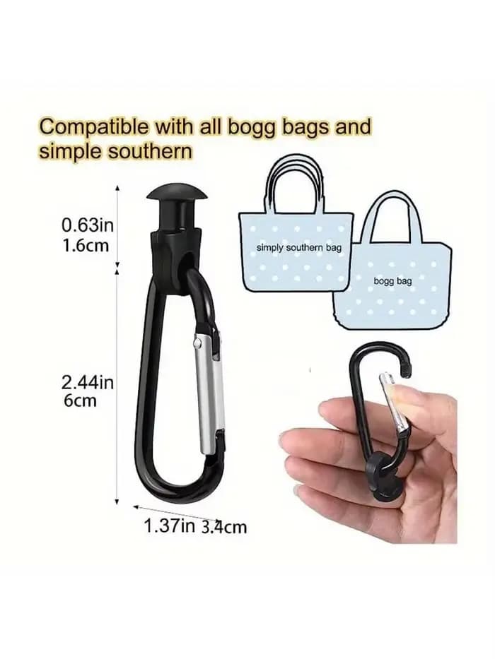 Porte-clés pour sac Bogg, ensemble d'accessoires pour sac Bogg, insérer charme Cutie porte-lunettes connecteur porte-clé porte-masque
