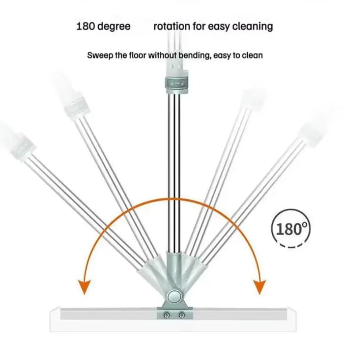 Grattoir de sol rotatif à 180 °