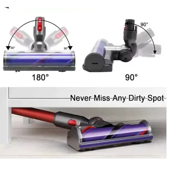 Tête d'aspiration à entraînement Direct pour aspirateur DysonV6/V7V8V10V11V15/ V10Slim /V12Slim